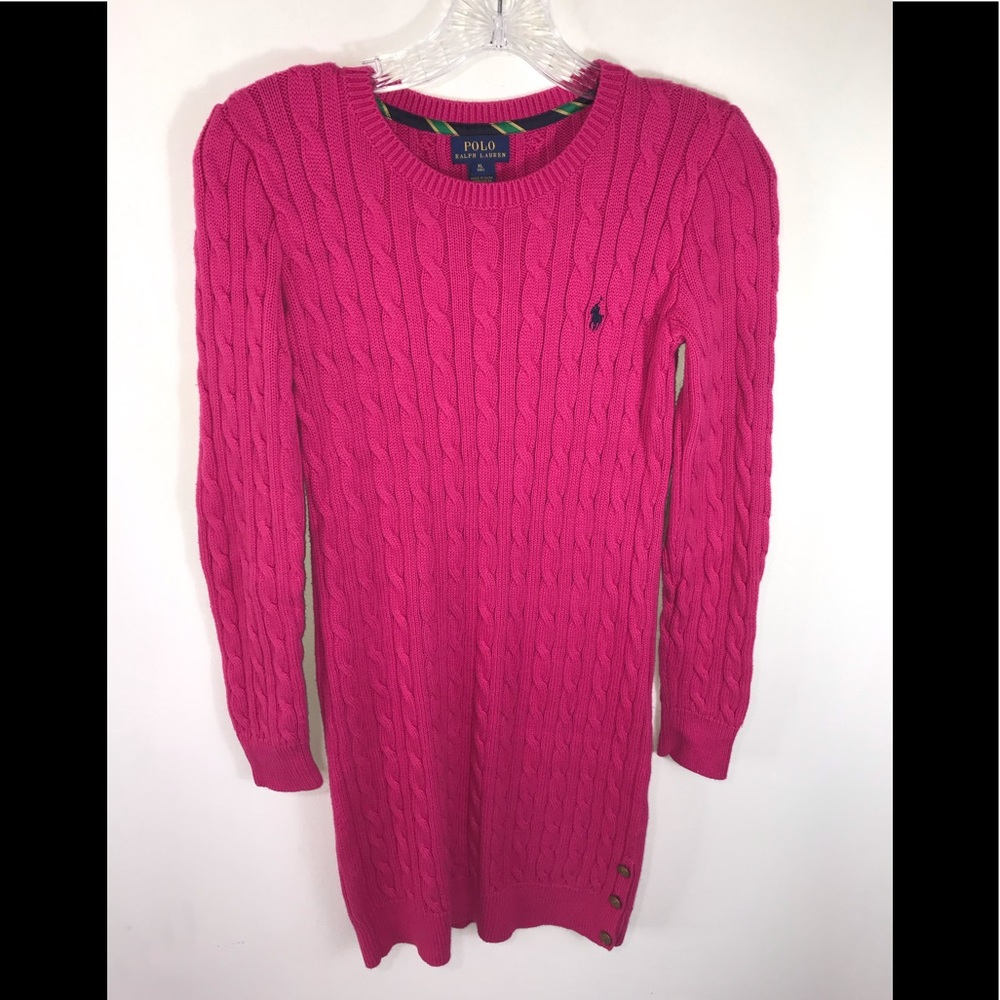 Polo Ralph Lauren youth cable knit dress